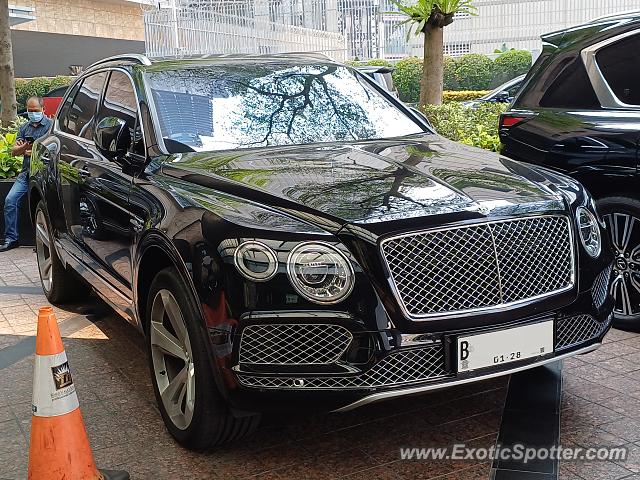 Bentley Bentayga spotted in Jakarta, Indonesia