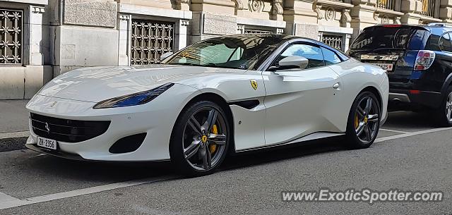 Ferrari Portofino spotted in Zurich, Switzerland