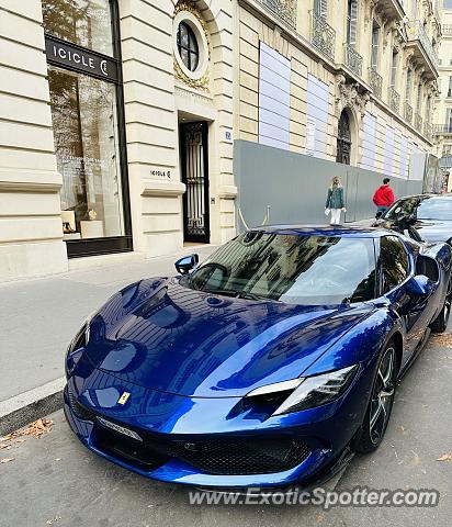 Ferrari Monza SP2 spotted in Paris, France
