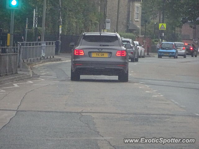 Bentley Bentayga spotted in Sale, United Kingdom