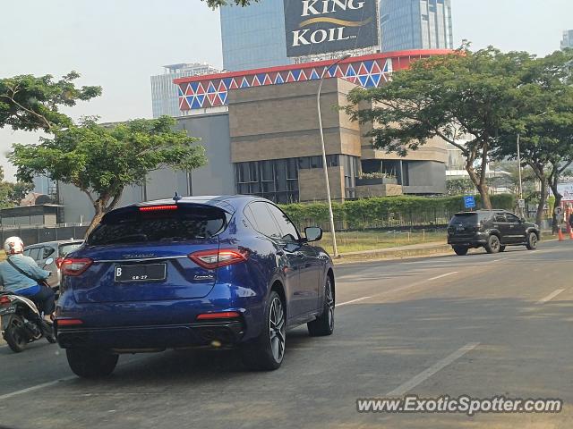 Maserati Levante spotted in Tangerang, Indonesia