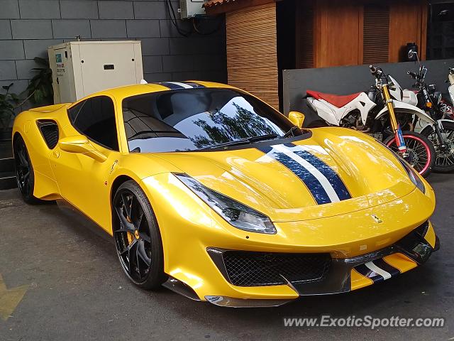 Ferrari 488 GTB spotted in Jakarta, Indonesia