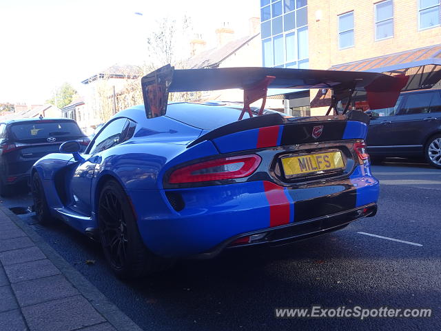 Dodge Viper spotted in Wilmslow, United Kingdom