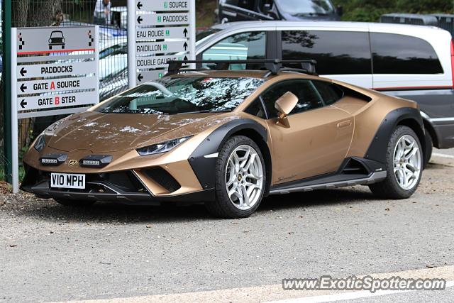 Lamborghini Huracan spotted in Francorchamps, Belgium