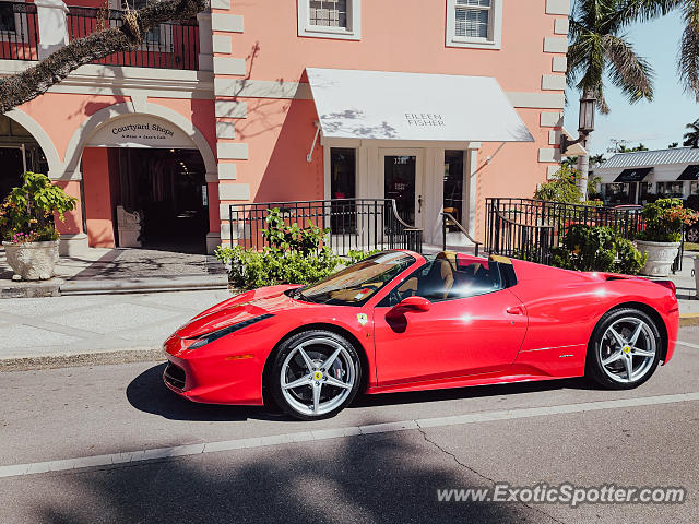 Ferrari 458 Italia spotted in Naples, Florida
