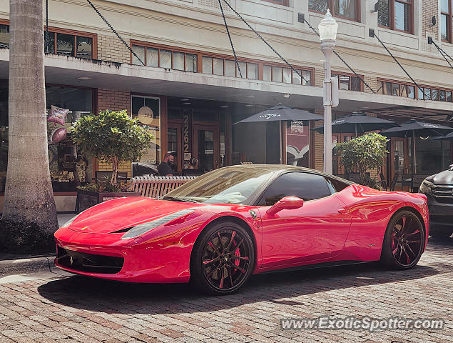 Ferrari 458 Italia spotted in Fort Myers, Florida