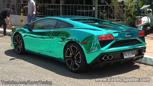 Lamborghini Aventador spotted in Santiago, Chile