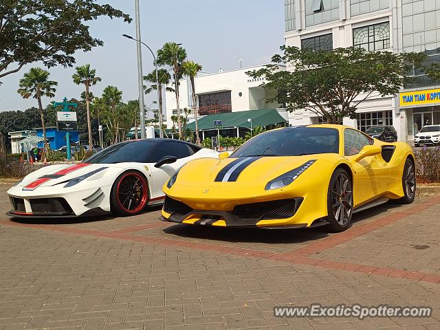 Ferrari 488 GTB spotted in Jakarta, Indonesia