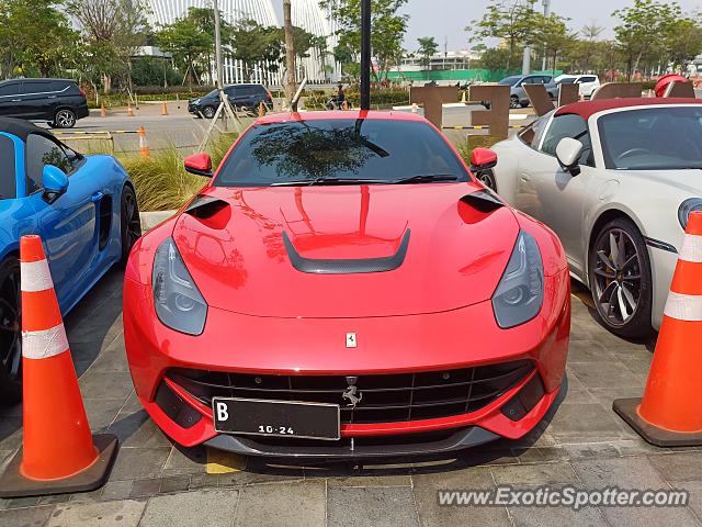 Ferrari F12 spotted in Jakarta, Indonesia