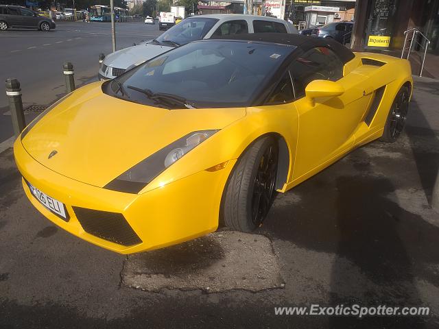 Lamborghini Gallardo spotted in Bucharest, Romania