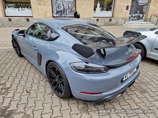 Porsche Cayman GT4 spotted in Warsaw, Poland