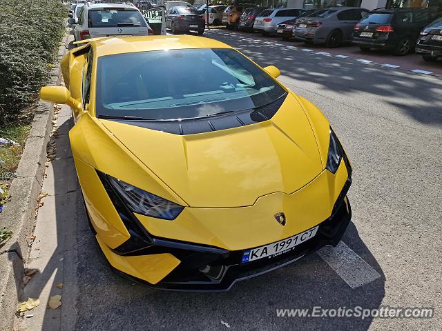 Lamborghini Huracan spotted in Warsaw, Poland