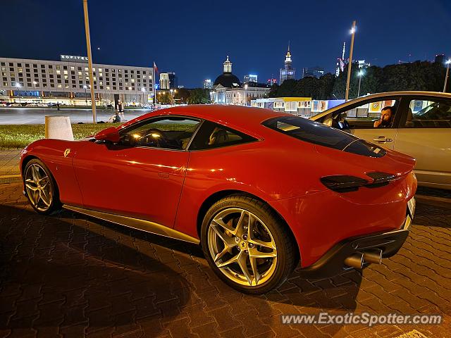 Ferrari Roma spotted in Warsaw, Poland