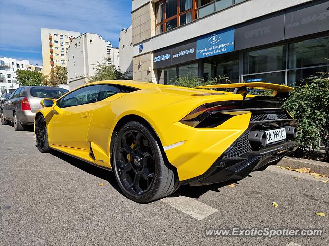 Lamborghini Huracan spotted in Warsaw, Poland