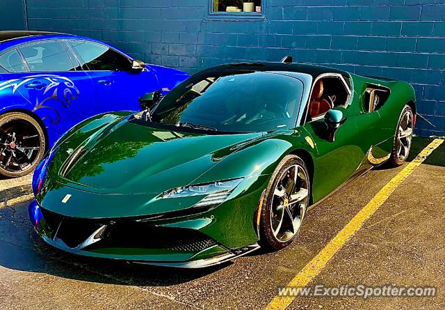 Ferrari SF90 Stradale spotted in Birmingham, Michigan