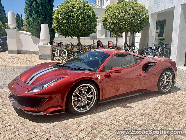 Ferrari 488 GTB spotted in Almancil., Portugal