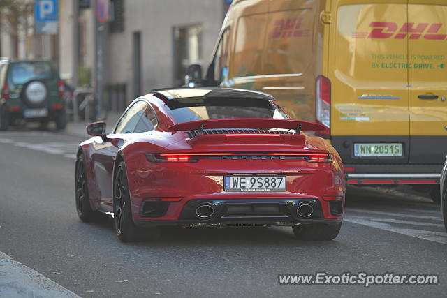 Porsche 911 Turbo spotted in Warsaw, Poland