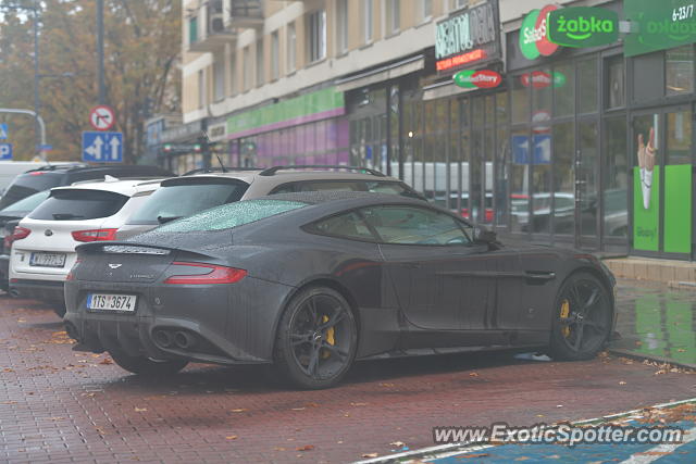 Aston Martin Vanquish spotted in Warsaw, Poland