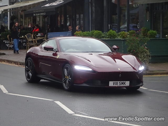 Ferrari Roma spotted in Alderley Edge, United Kingdom
