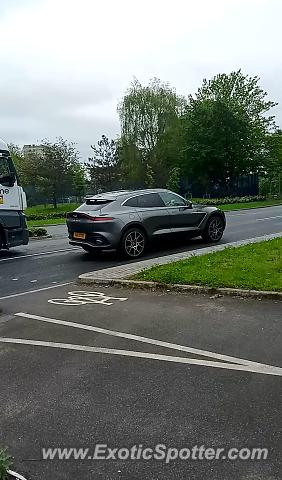 Aston Martin DBX spotted in Manchester, United Kingdom