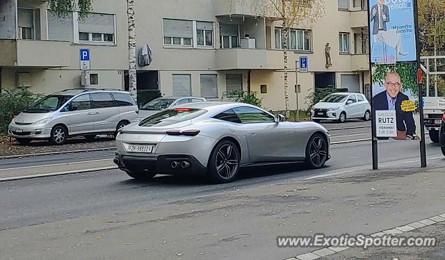 Ferrari Roma spotted in Zurich, Switzerland