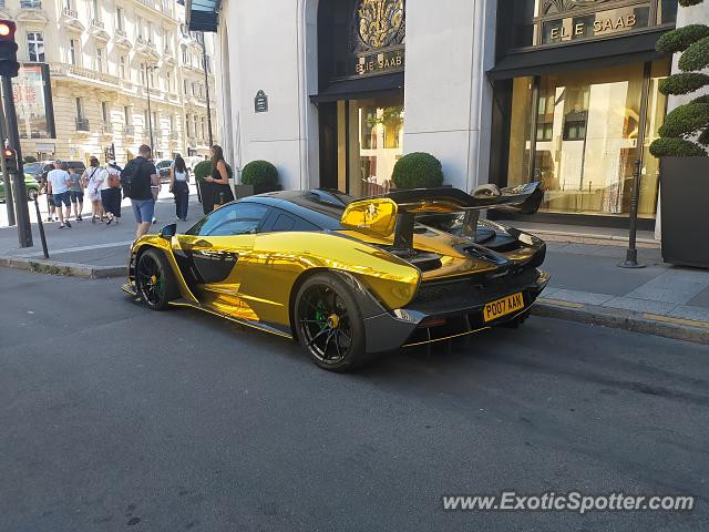 Mclaren Senna spotted in Paris, France