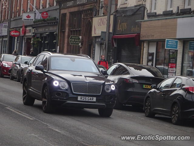 Bentley Bentayga spotted in Altrincham, United Kingdom