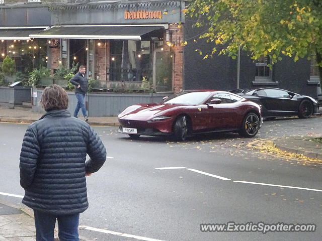 Ferrari Roma spotted in Alderley Edge, United Kingdom