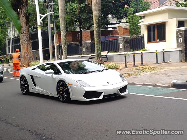 Lamborghini Gallardo spotted in Jakarta, Indonesia