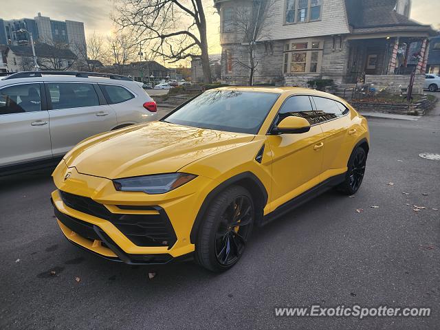 Lamborghini Urus spotted in Bloomington, Indiana