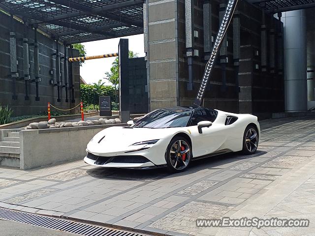 Ferrari SF90 Stradale spotted in Jakarta, Indonesia