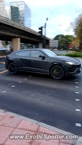 Lamborghini Urus spotted in Manchester, United Kingdom