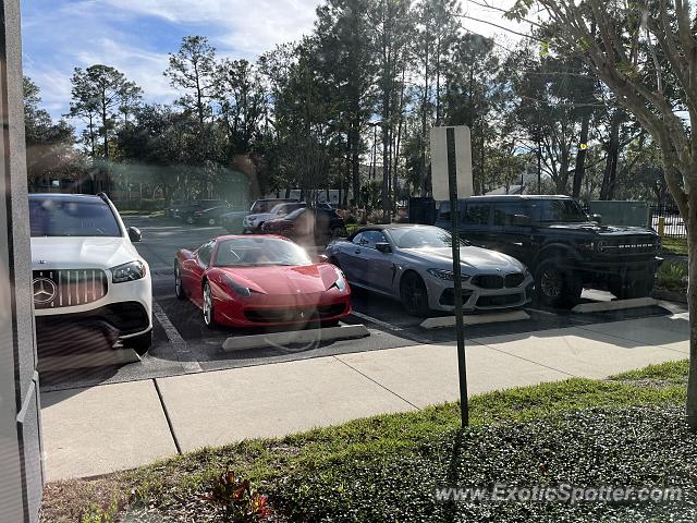 Ferrari 458 Italia spotted in Jacksonville, Florida