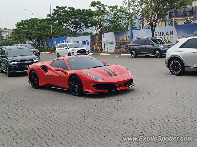 Ferrari 488 GTB spotted in Jakarta, Indonesia