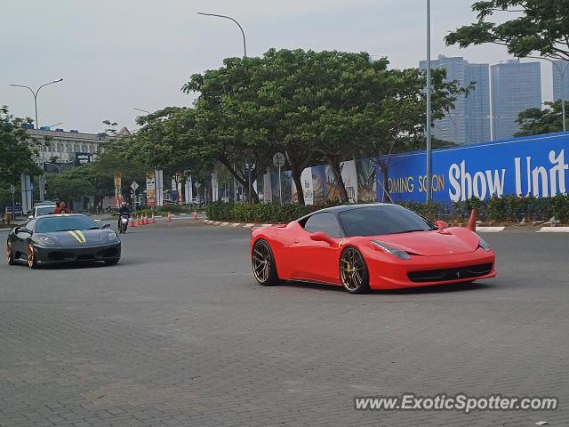 Ferrari 458 Italia spotted in Jakarta, Indonesia
