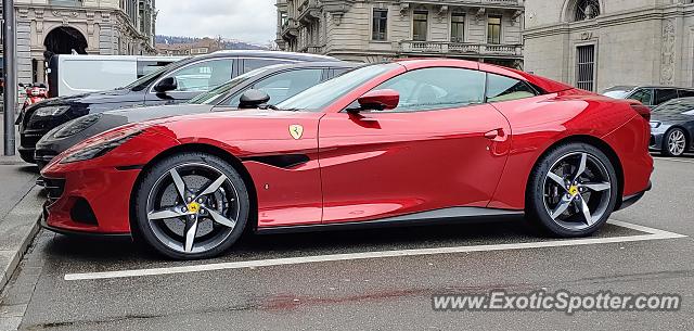 Ferrari Portofino spotted in Zurich, Switzerland