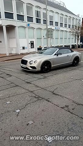 Bentley Continental spotted in Wilmslow, United Kingdom