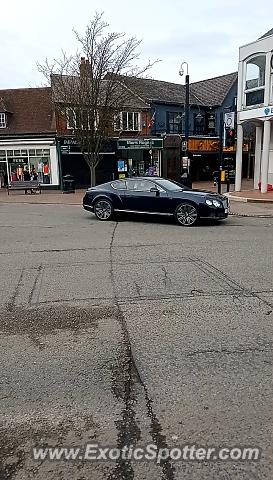 Bentley Continental spotted in Wilmslow, United Kingdom