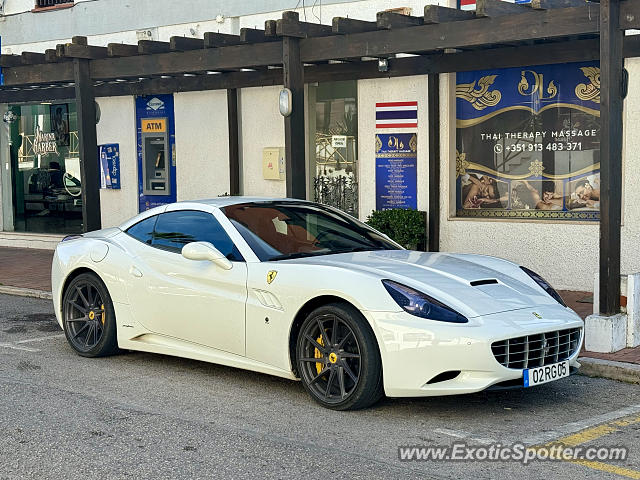 Ferrari California spotted in Vilamoura, Portugal
