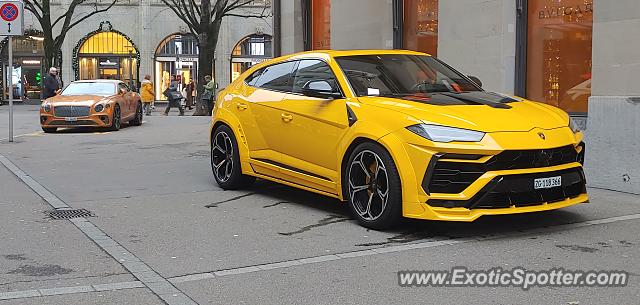 Lamborghini Urus spotted in Zürich, Switzerland
