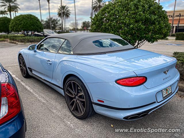 Bentley Continental spotted in Jacksonville, Florida