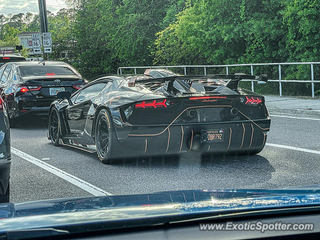 Lamborghini Aventador spotted in Jacksonville, Florida
