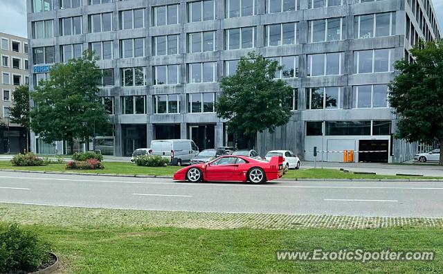 Ferrari F40 spotted in Zurich, Switzerland