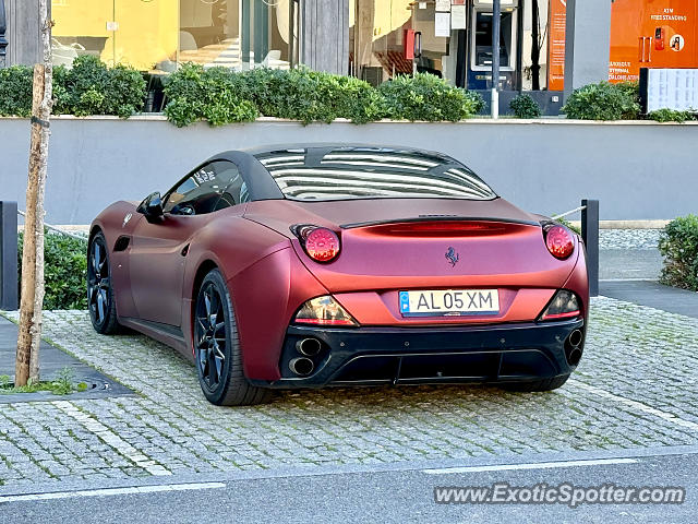 Ferrari California spotted in Vilamoura, Portugal
