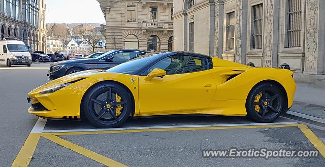 Ferrari F8 Tributo spotted in Zürich, Switzerland