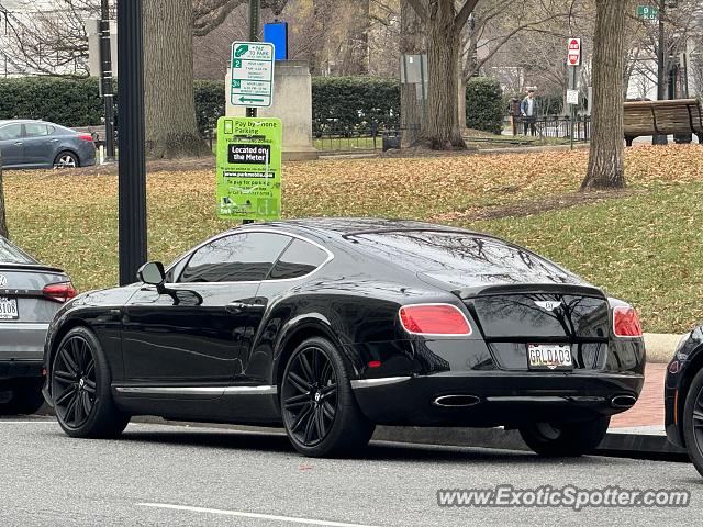 Bentley Continental spotted in Washington DC, United States
