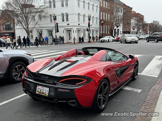 Mclaren 570S spotted in Washington DC, United States