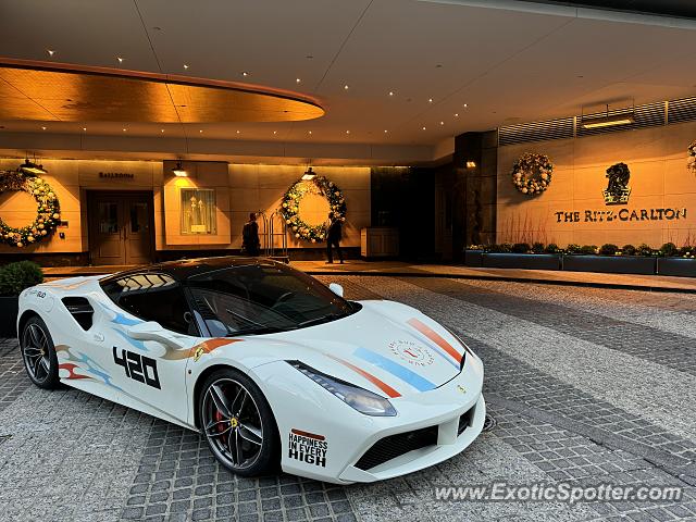 Ferrari 488 GTB spotted in Washington DC, United States