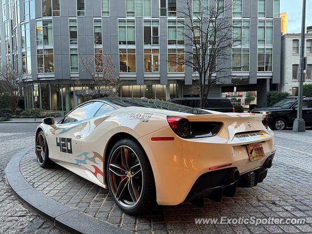 Ferrari 488 GTB spotted in Washington DC, United States