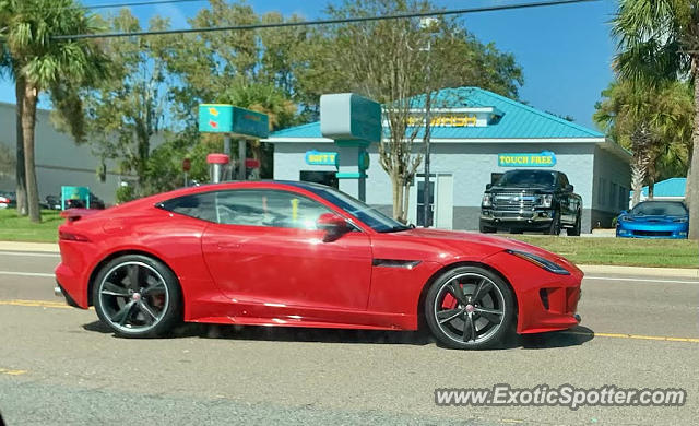 Jaguar F-Type spotted in Fernandina BCH, Florida